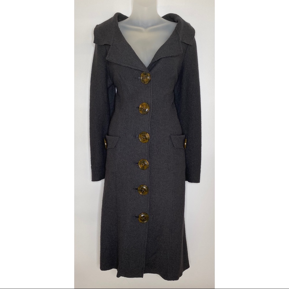 Anthropologie Millard Fillmore Wool Duster
